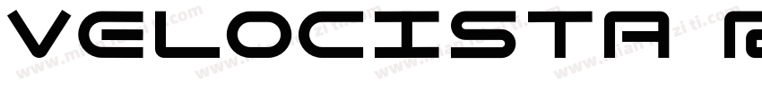 VELOCISTA Regular字体转换